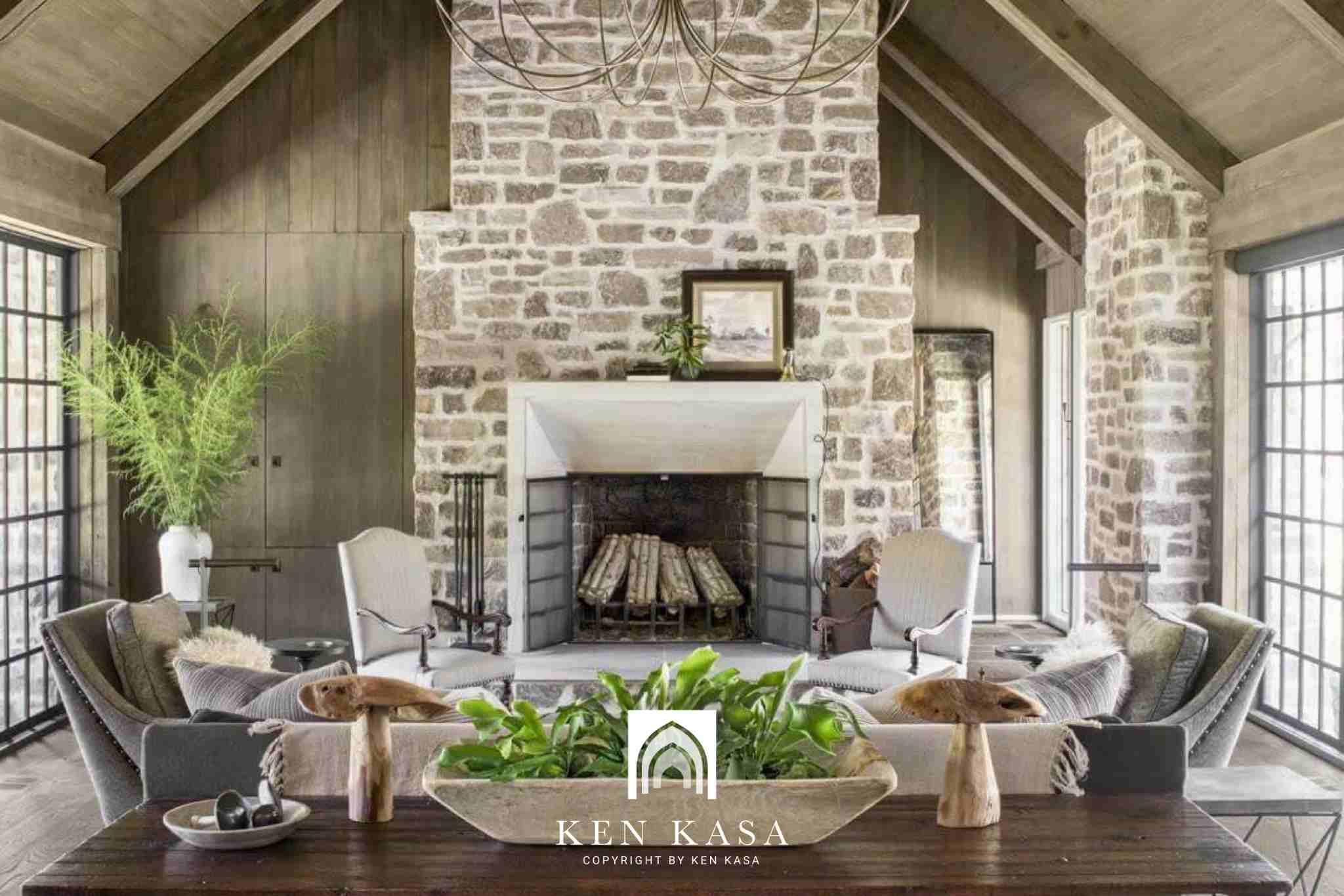 Vật liệu của mẫu nhà homestay phong cách đồng quê 